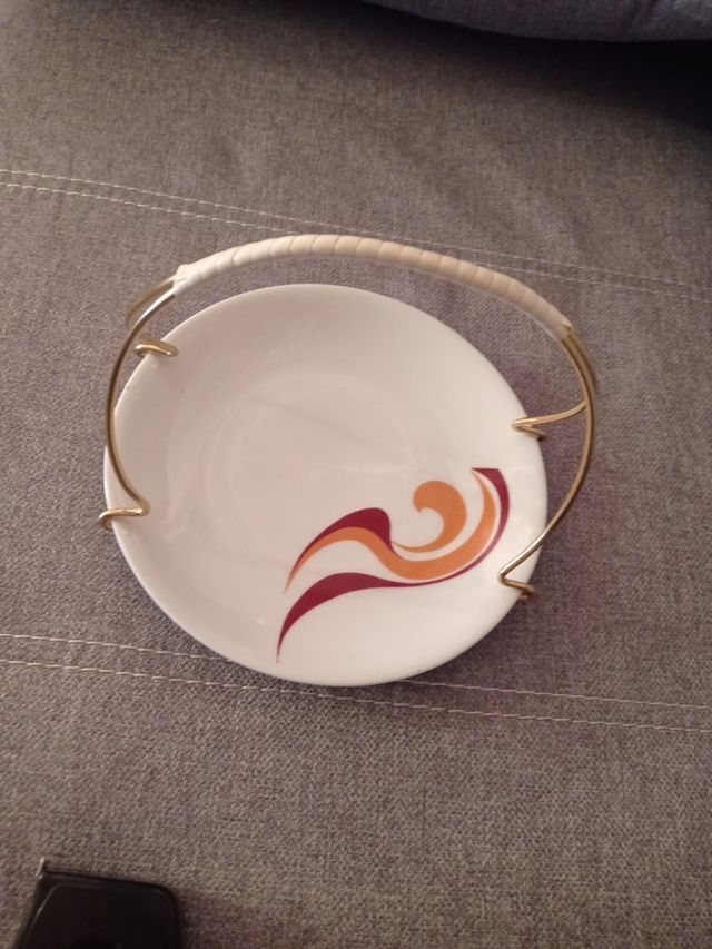Cesta plato vintage