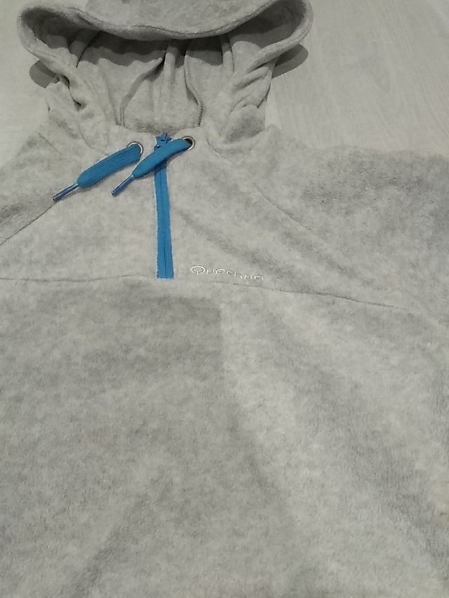 Forro polar gris talla S