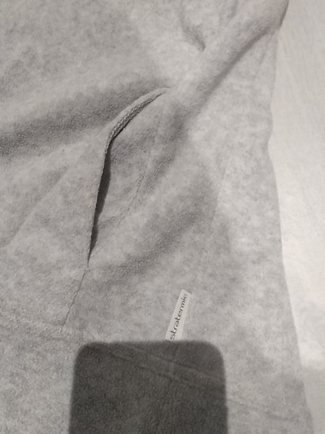 Forro polar gris talla S