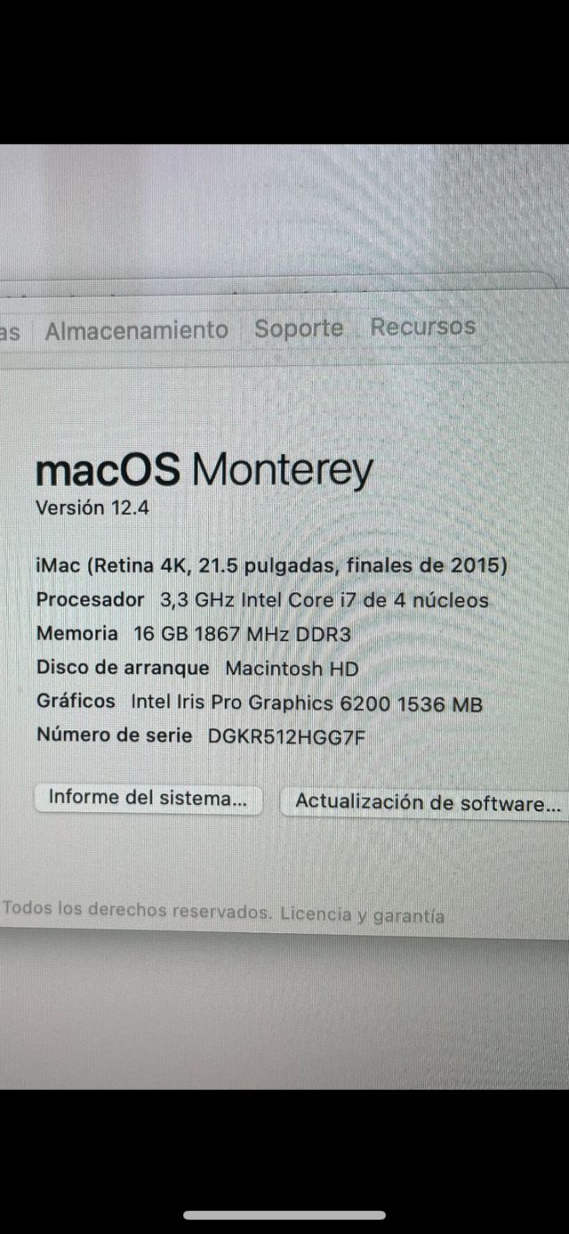 iMac i7 Fusion Drive 1T (Ret4K, 21.5", final 2015)