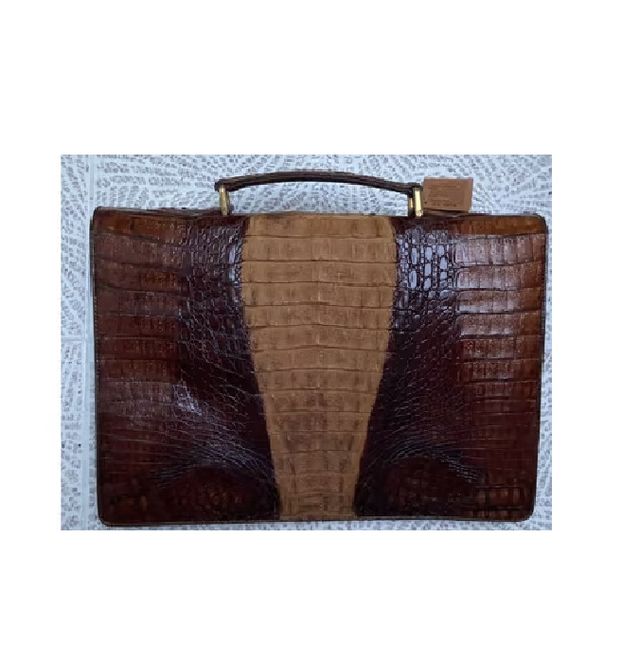 Maletín piel cocodrilo