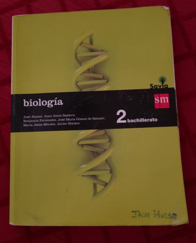 Libro Biología 2 Bachillerato