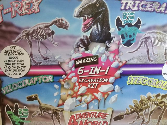 Kit de excavación Dinosaurios