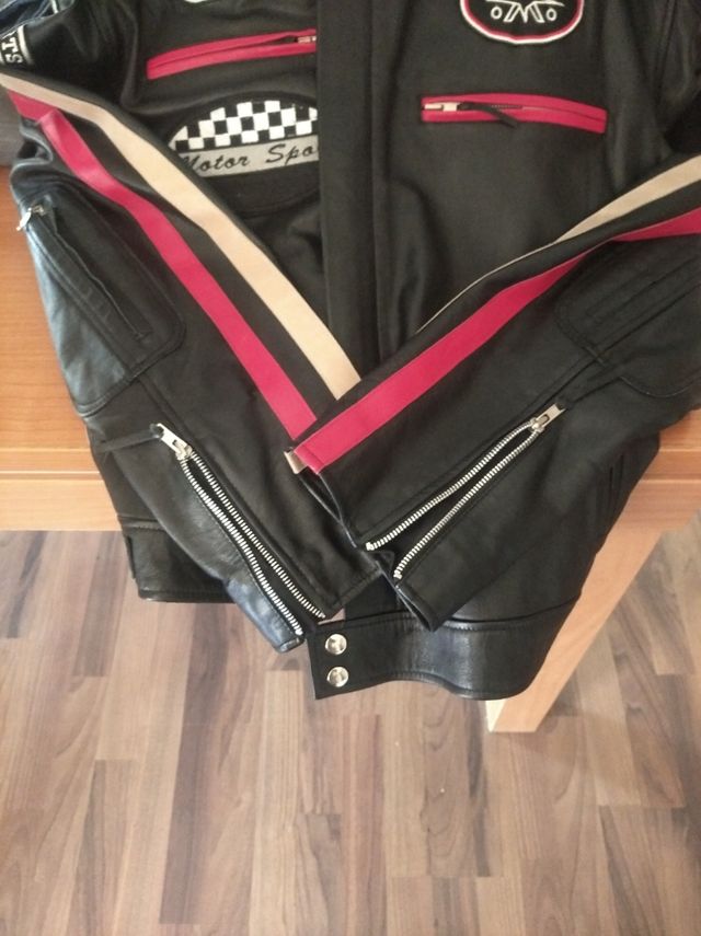 Chaqueta custom de piel " nueva"