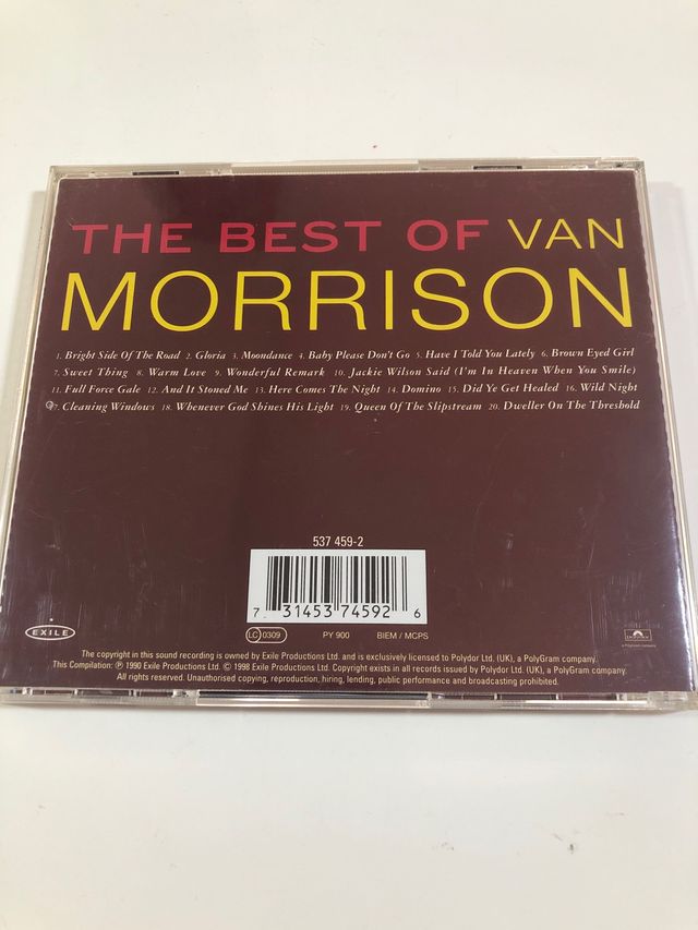 Van Morrison - The Best Of - Cd Album