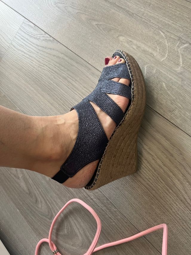 Sandalias cuña