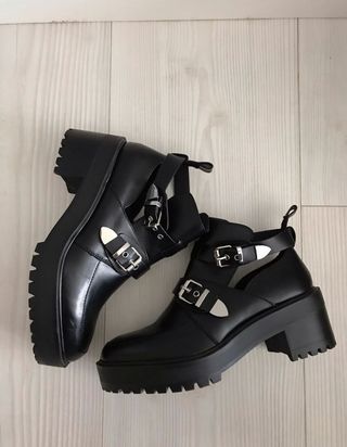 Botines Pull and Bear mujer de segunda mano en WALLAPOP