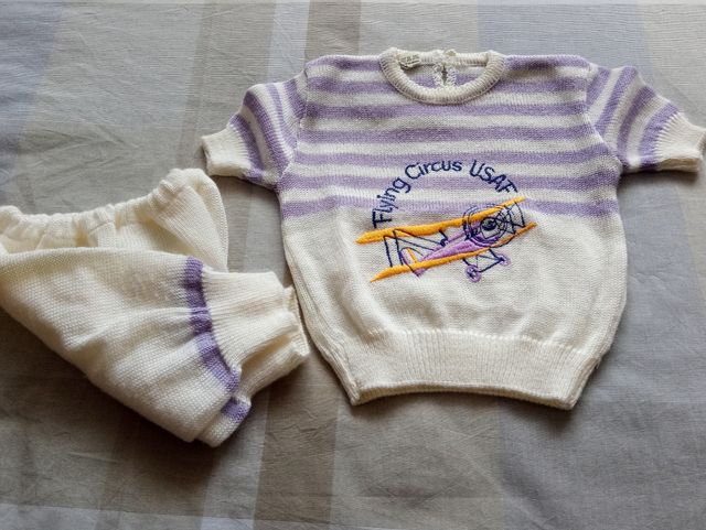 conjunto bebé de perlé