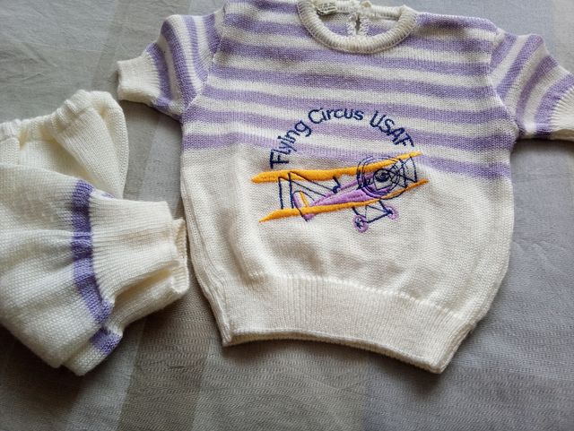 conjunto bebé de perlé