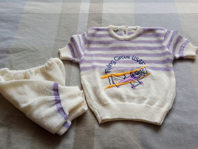 conjunto bebé de perlé