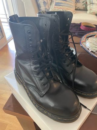 Botines Dr. martens Blanco talla 40 EU de en Cuero - 22232912