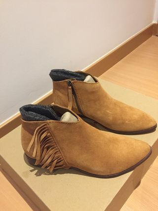 Botines Pull and Bear mujer de segunda mano en WALLAPOP