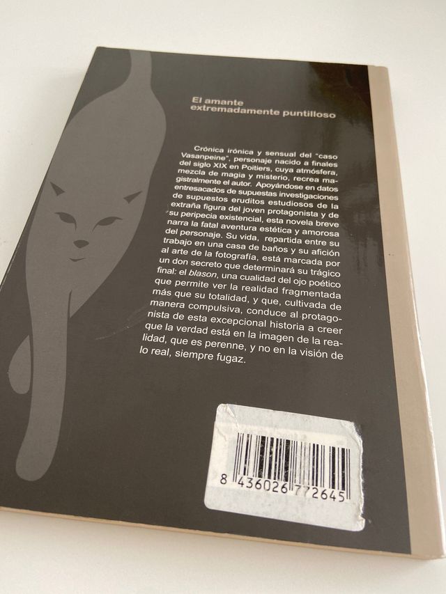 Libro El amante extremadamente puntilloso