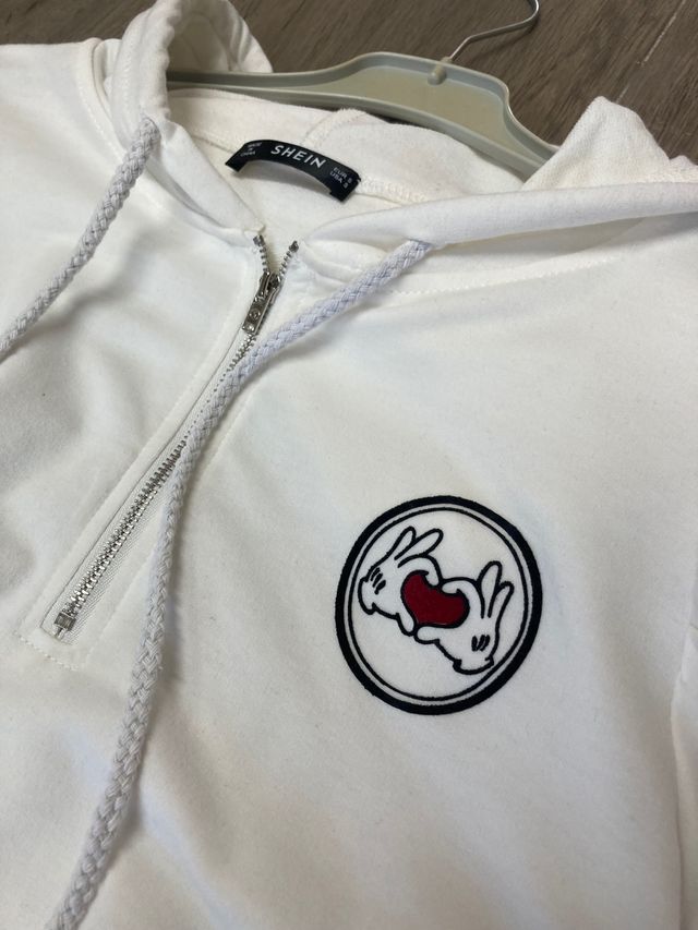 sudadera mickey shein talla S