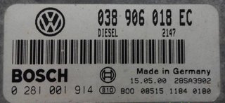 Centralita Motor 0281001914 0 281 001 914
