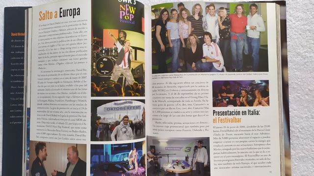 libro mas 3 discos David Bisbal