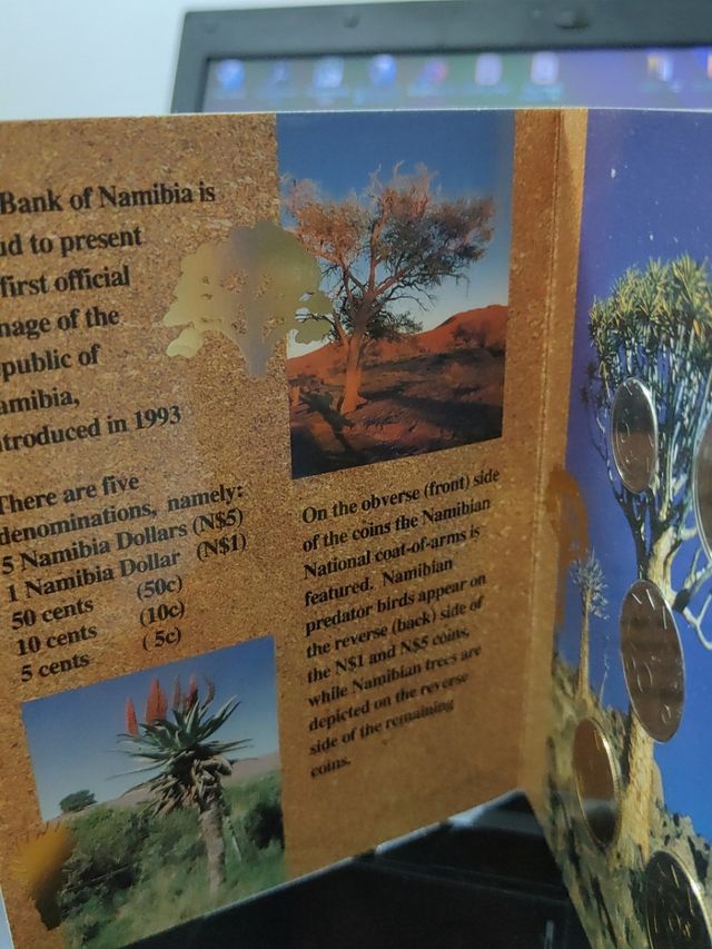 Monedas Namibia. proof