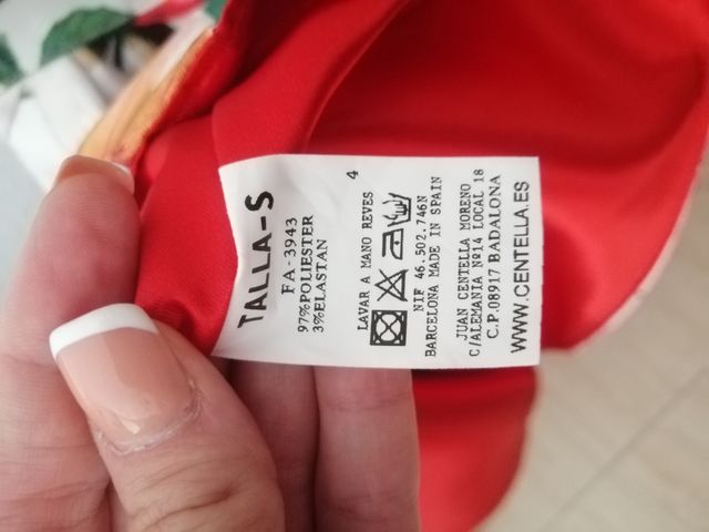 Falda capote preciosa