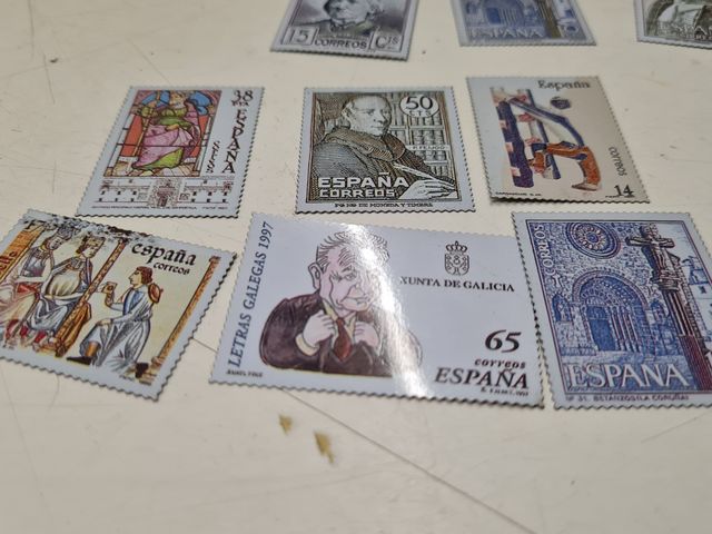 postales y sellos metalicos