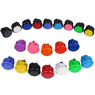 Boton Sanwa Pushbutton OBSF 30 Arcade Pulsador