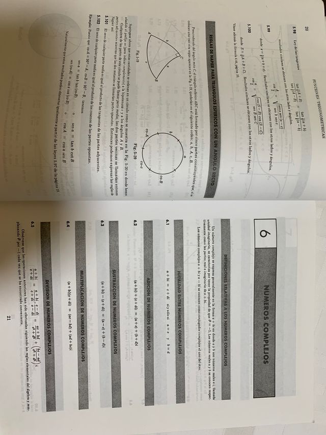 Manual de fórmulas y tablas matemáticas