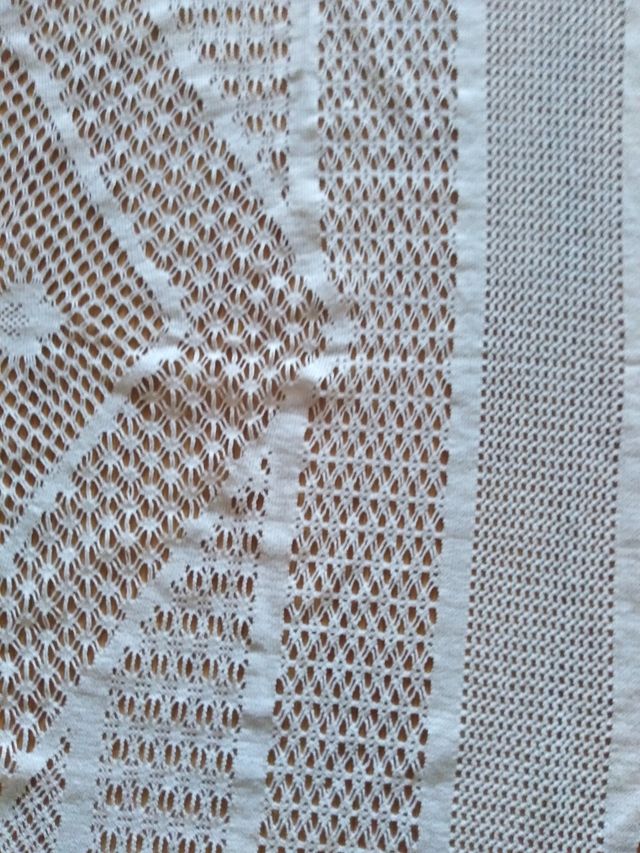 Colcha de ganchillo.