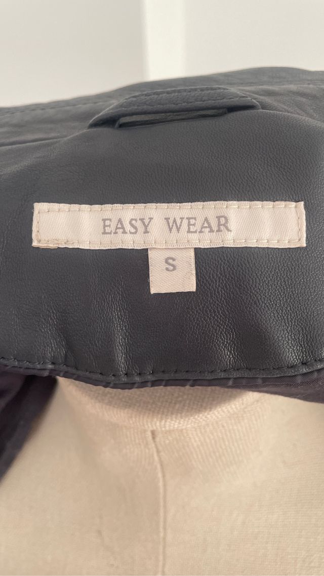 Chaqueta Biker Piel Crop