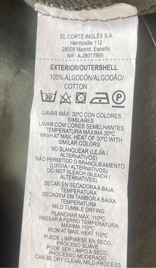 Sobrecamisa militar Green Coast 