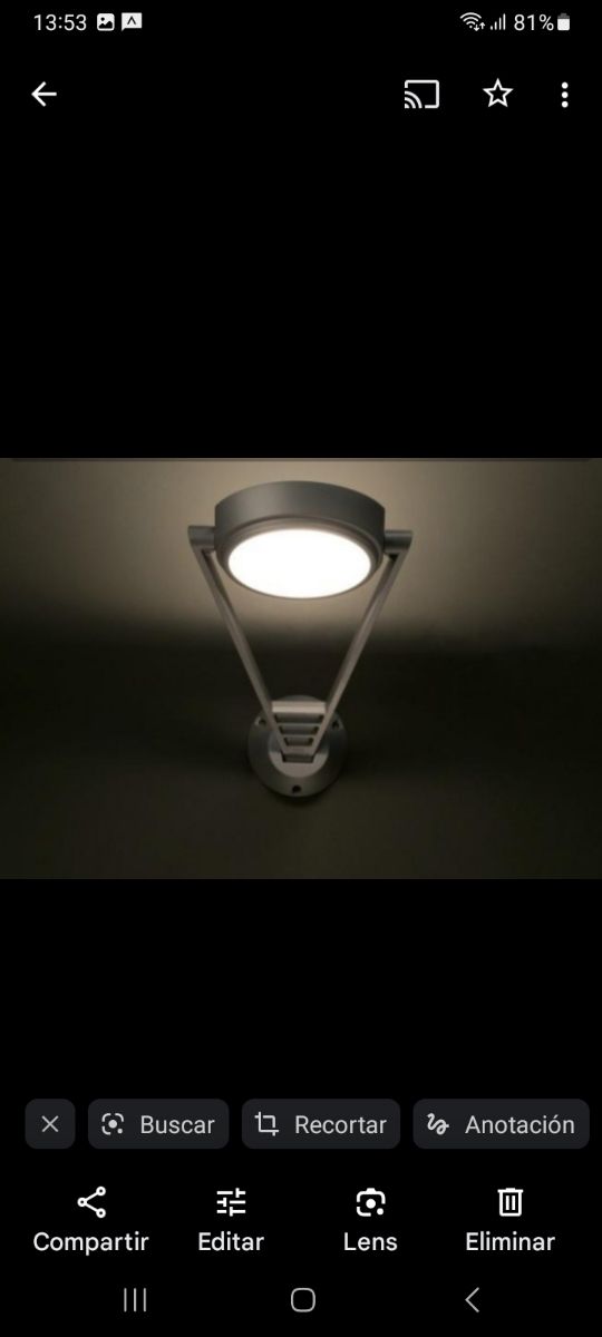 Aplique negro serie Vulcanos. 