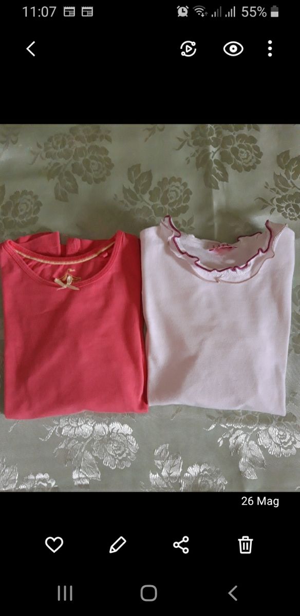 N° magliette Lupilu/ ii Gufo