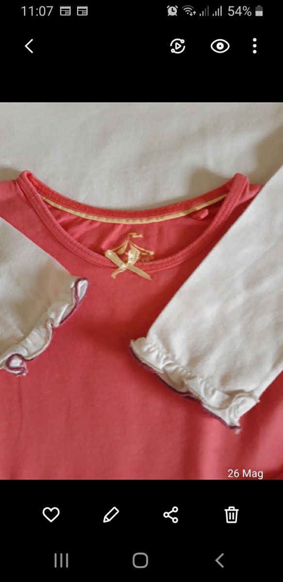 N° magliette Lupilu/ ii Gufo