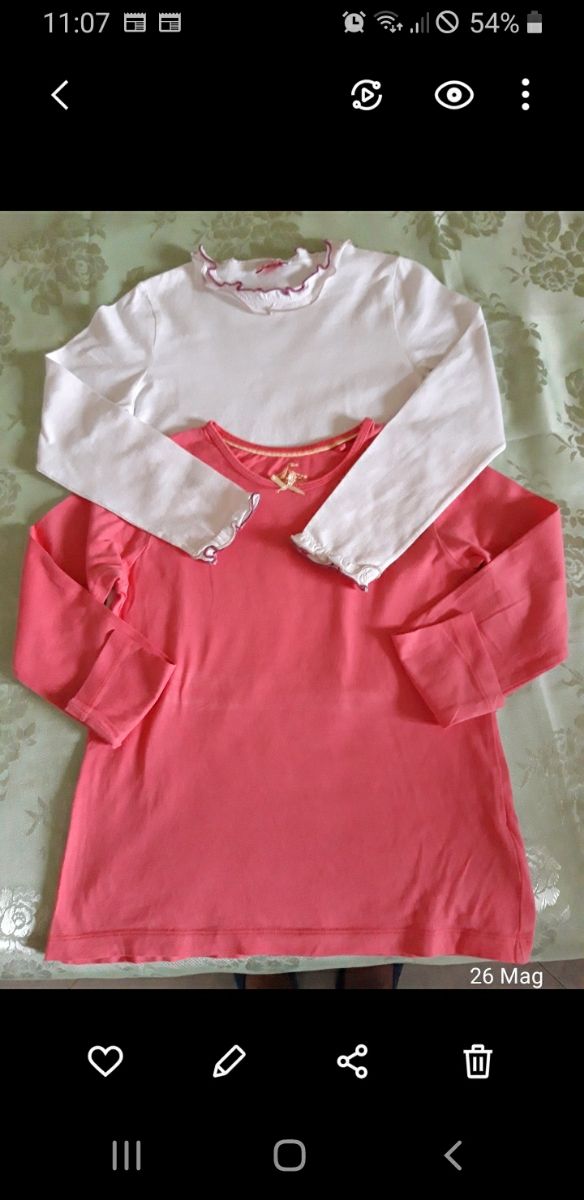 N° magliette Lupilu/ ii Gufo