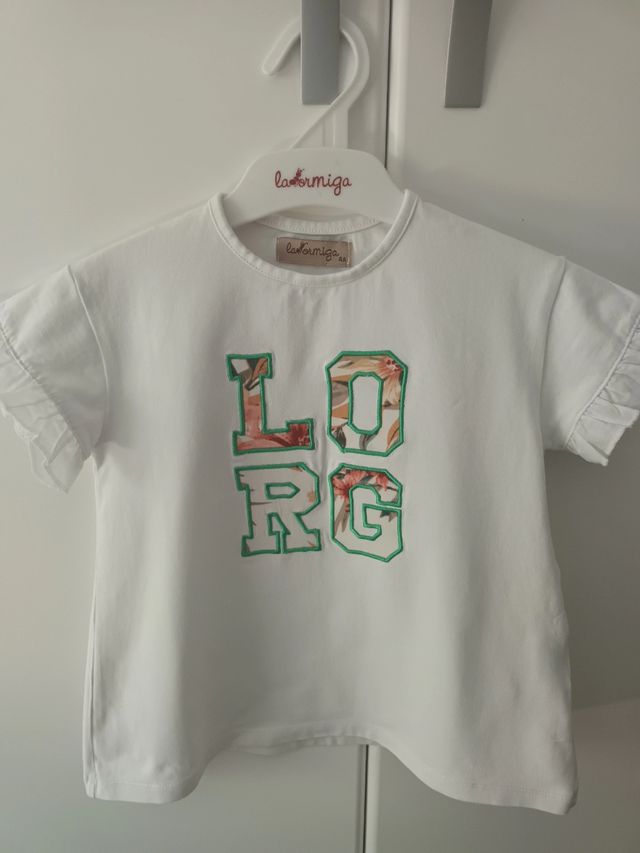 Camiseta manga corta niña La Ormiga Talla4
