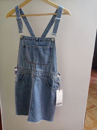 Peto vaqueros zara de segunda mano en WALLAPOP