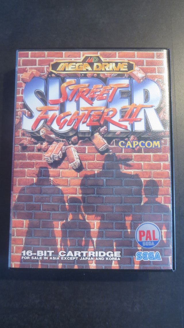 SELLADO Super Street Fighter Sega Mega Drive EUR
