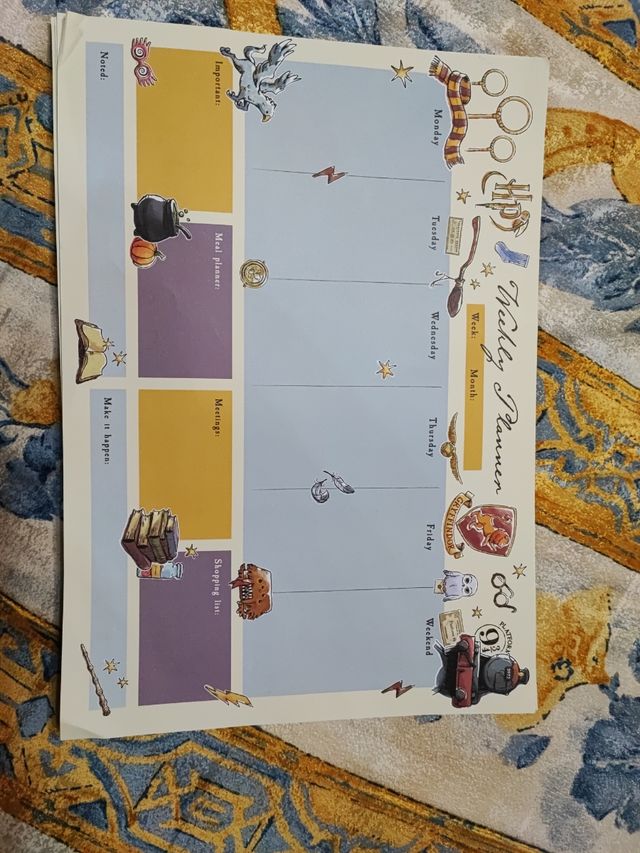 Calendario Harry Potter