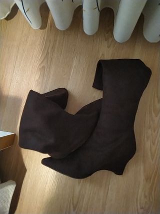 Botines de cuña alta de segunda mano en WALLAPOP