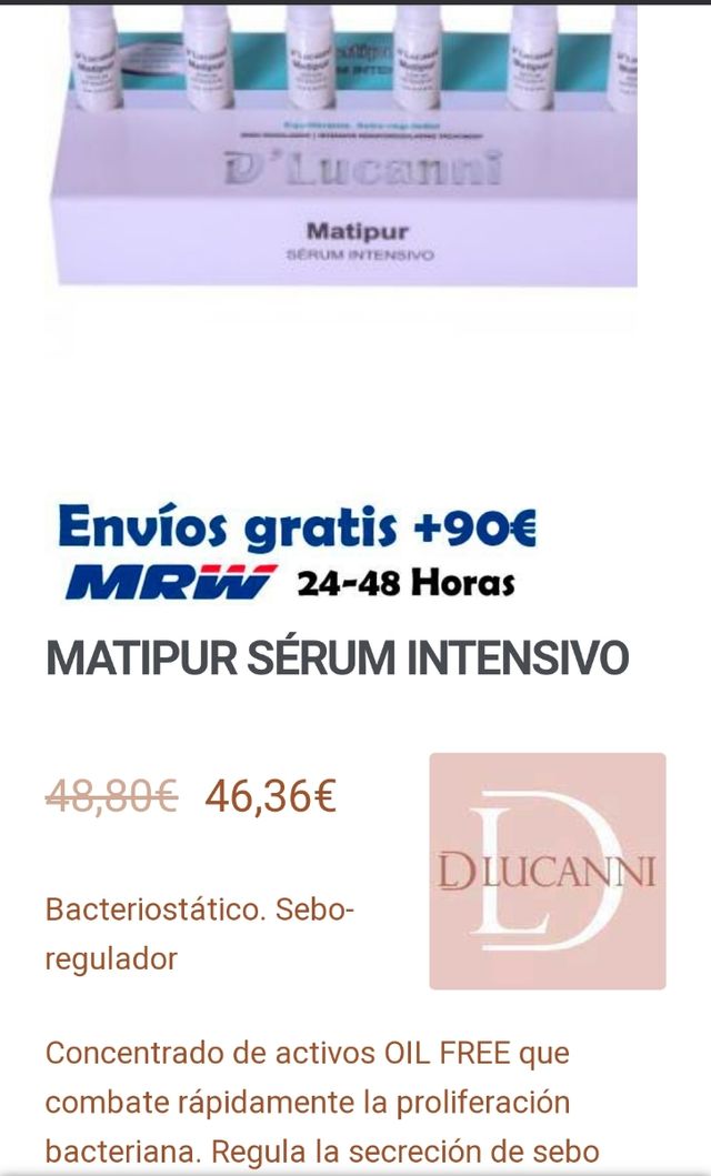 ampollas piel grasa sebo-regulador