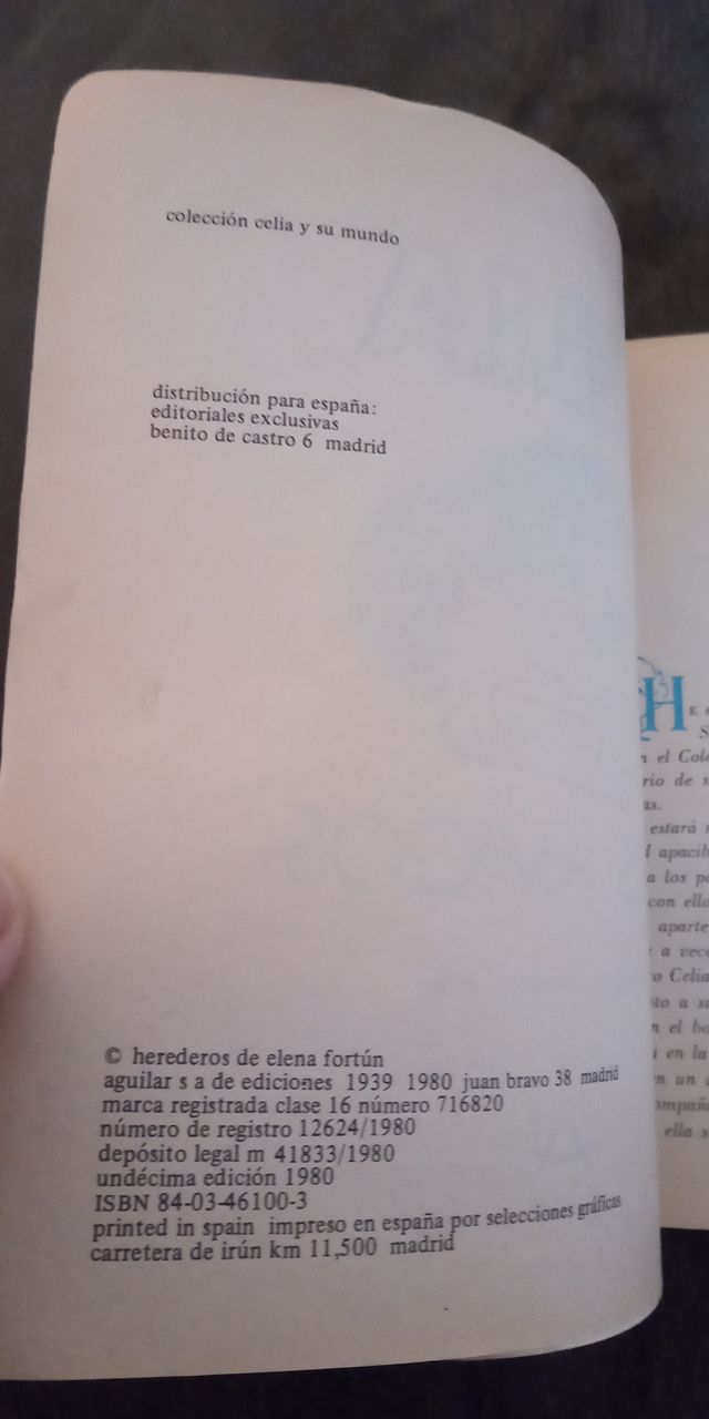 LIBRO CELIA Y SUS AMIGOS