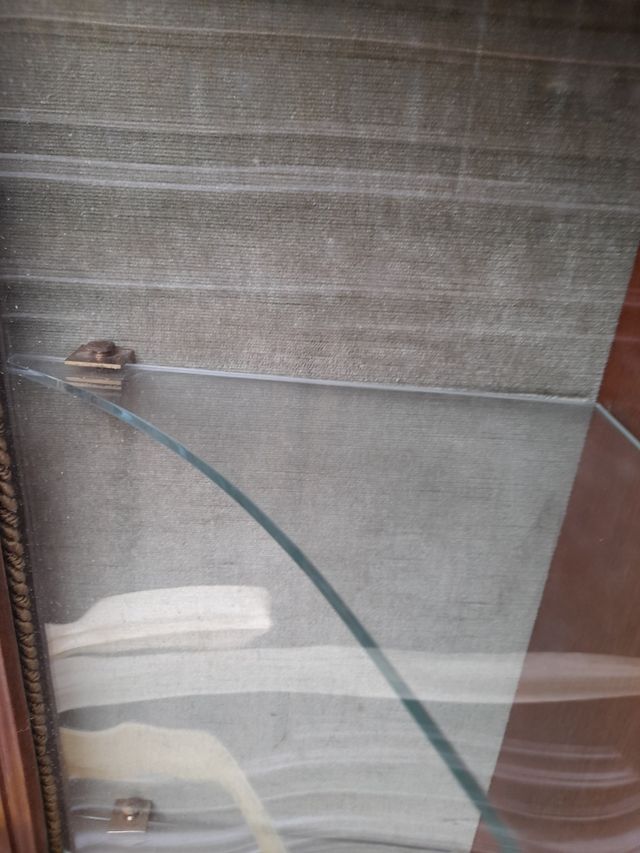 mobile cristalliera in vero legno