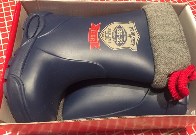 Botas agua bebe talla 20