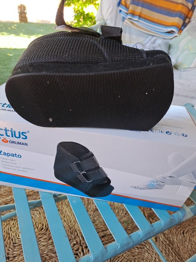 zapato de taco ortopédico