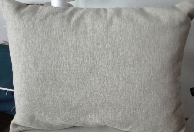 Cojin Rectangular dibujo de NY con relleno.