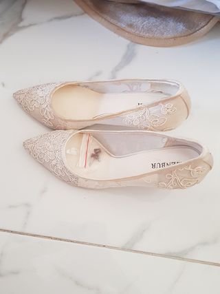 Zapatos de novia Menbur de segunda mano en WALLAPOP