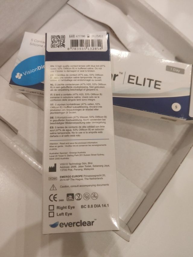 Lentillas nuevas sin estrenar -3. 25