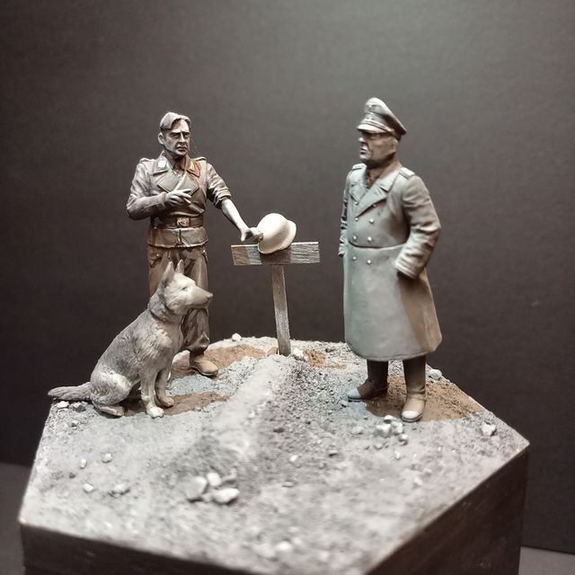 Maqueta diorama escala 135