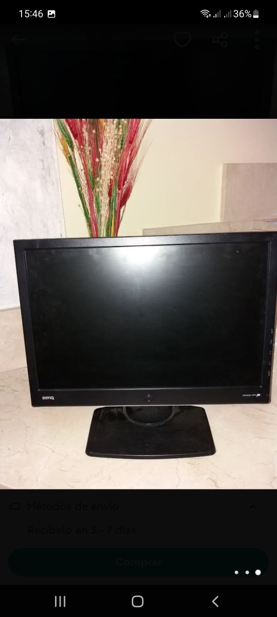 Monitor LCD BENQ e900wa + colunas