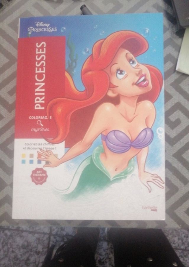 Libro disney para colorear por numeros de segunda mano por 6 EUR en