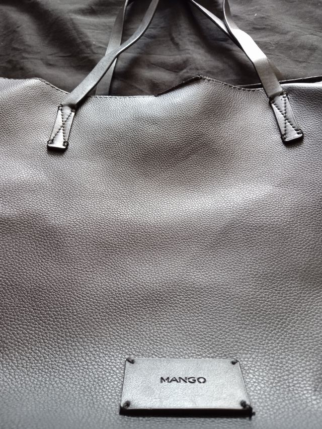 Bolso "Mango" Woman, Negro. Medidas LxA: 40x25cm