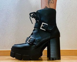 Botines Bershka mujer de segunda mano en WALLAPOP